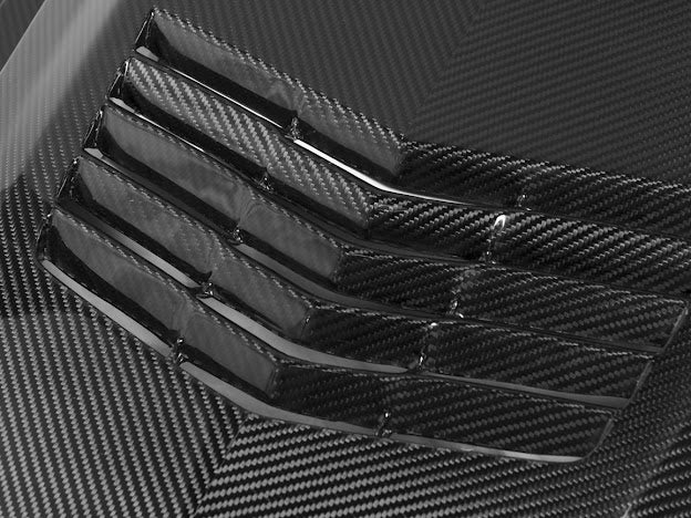 2019 CHEVROLET CORVETTE C7 ZR1 CARBON FIBER HOOD VENT COWL LOUVER